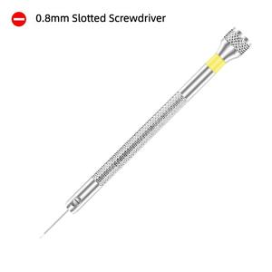 Destornillador <span class=keywords><strong>de</strong></span> <span class=keywords><strong>Precisión</strong></span> para Relojes, Mini Destornillador <span class=keywords><strong>de</strong></span> Cabeza Plana Ranurada para Desmontar Correas <span class=keywords><strong>de</strong></span> Relojes, Herramienta <span class=keywords><strong>de</strong></span> Reparación OEM, Kit <span class=keywords><strong>de</strong></span> Mantenimiento para Relojeros - Product Image 3