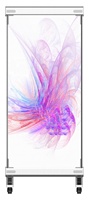 Affiche mobile transparente holographique d'intérieur de l'affichage à LED P3.91 LED
