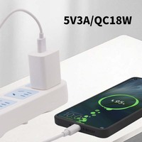 Adaptateur de voyage chargeur rapide 18W QC3.0 avec prises US/EU/UK certifié CE/FCC/UKCA Protection électrique OVP pour ordinateurs portables et téléphones