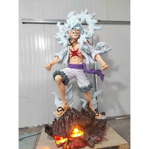 Chất Lượng Cao Anime Hình Nhựa Bức Tượng Nhân Vật Cuộc Sống Kích Thước 1:1 Luffy Bánh 5 Hành Động Hình Cho Trang Trí Nội Thất Cướp Biển Vua Anime Điêu Khắc - Product Image 1