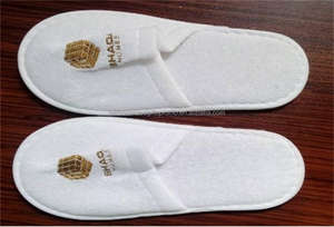 3mm EVA 11 Tamaño Se adapta a la mayoría de los usuarios Ideal para viajes Compañías aéreas Hoteles Desechables Terry Cloth <span class=keywords><strong>Hotel</strong></span> Zapatillas - Product Image 5