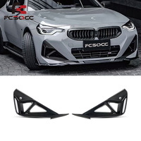 Conduits d'air avant en fibre de carbone pour BMW Série 2 G42 Sports M240 2 portes 2022+ Accessoire extérieur de voiture