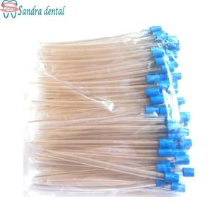 Material Dental precio bajo puntas de eyector de saliva transparentes dentales 100 eyectores de saliva dentales desechables puntas de succión oral suave - Product Image 1
