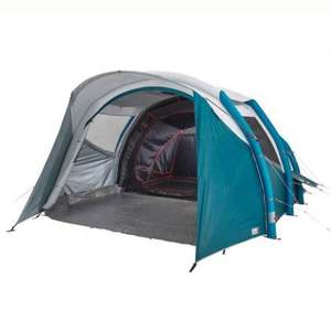 Tente de camping familiale imperméable pour 4 à 6 personnes avec poteaux en fibre de verre, ouverture automatique rapide quatre saisons, une chambre - Product Image 1