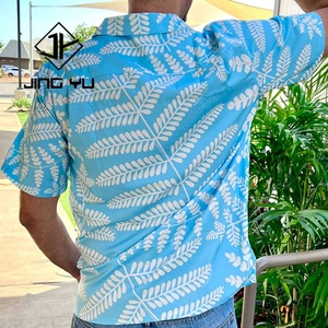Factory Customized Breathable and Comfortable Linen <b>Shirt</b> High Quality <b>Beach</b> Print <b>Men's</b> <b>Shirt</b> - Product Image 2