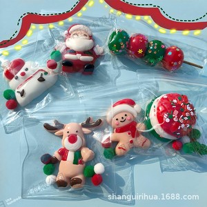Christmas Santa Claus Rubber Squeeze Toy Trendy TikTok Reindeer Stress Relief Venting Creative Snowman Plaything SG - Product Image 2