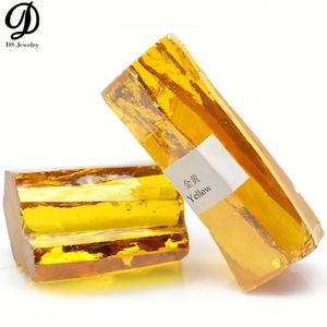 พลอยดิบ CZ วัสดุสีเหลือง - Product Image 1