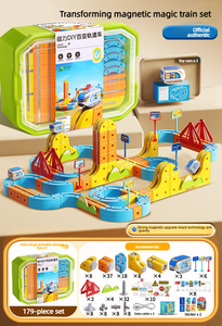 <span class=keywords><strong>Tren</strong></span> Magnético Educativo <span class=keywords><strong>de</strong></span> Alta Velocidad para Niños Beijies, Cubo <span class=keywords><strong>de</strong></span> Pista Magnética, Juguete <span class=keywords><strong>de</strong></span> Ensamblaje Magnético DIY para Niños - Product Image 6