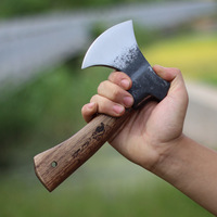 Portable manche en bois multifonctionnel tactique hache extérieur hache chasse Camping survie hache en gros