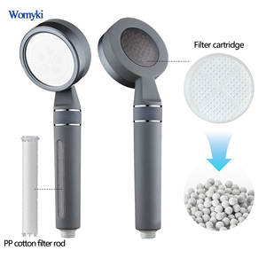 Filtre <span class=keywords><strong>de</strong></span> <span class=keywords><strong>douche</strong></span> pour eau dure, réglage <span class=keywords><strong>de</strong></span> la <span class=keywords><strong>pression</strong></span> <span class=keywords><strong>de</strong></span> l'eau rotatif, matériau ABS, avec tuyau et support <span class=keywords><strong>de</strong></span> pomme <span class=keywords><strong>de</strong></span> <span class=keywords><strong>douche</strong></span>, gris canon - Product Image 2