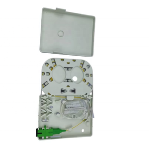 Binnen Muur Gemonteerde Mini Optische <span class=keywords><strong>Box</strong></span> - <span class=keywords><strong>2</strong></span> Fiber 1 Core Abs Materiaal Optische Socket Faceplaat, Optische Vezel Indoor Aansluitdoos - Product Image 3