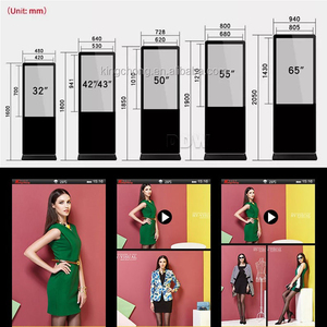 Pantalla LCD personalizada para interior, quiosco <span class=keywords><strong>de</strong></span> <span class=keywords><strong>publicidad</strong></span>, reproductor Vertical, pantalla <span class=keywords><strong>de</strong></span> pie, táctil, capacitiva, interactivo, para suelo - Product Image 4