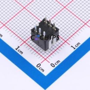 UK-G0704-WS-Y Push Button Switch Through hole Component THT Switch Double Pole Double Throw No Lock Square Plunger Through Hole - Product Image 2