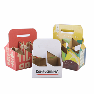 Étui en papier kraft marron avec poignée en coton, personnalisé, emballage cadeau de luxe pour <span class=keywords><strong>confiture</strong></span> de miel, coffrets cadeaux, 1 pièce - Product Image 1