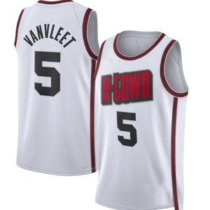 Vente en gros personnalisée <span class=keywords><strong>Houston</strong></span> <span class=keywords><strong>Rockets</strong></span> # 28 # <span class=keywords><strong>Maillot</strong></span> <span class=keywords><strong>de</strong></span> <span class=keywords><strong>basket</strong></span> édition ville saison 2025 blanc en maille poly unisexe adulte transfrontalier - Product Image 2