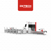 Machine de découpe laser à fibre DXTECH chinoise 1000W 2000W pour tubes métalliques et barres d'acier en forme de L, H, U