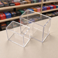 Boîte de présentation magnétique en acrylique pour cartes TCG 30ème Anniversaire UPC, boîte de collection en acrylique avec protection UV pour magasin d'articles de loisirs