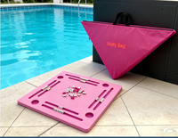 Table de Mahjong Pliante Flottante pour Fêtes au Bord de la Piscine – Personnalisez la Couleur – Tables de Mahjong, Dominos et Poker – Sac Personnalisable – Taille Américaine 33 pouces