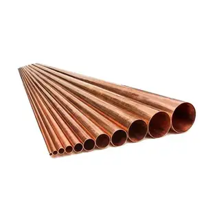 1/4 3/8 5/16" Straight copper Pipe C26200 various diameter copper tube