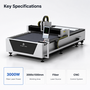 Machine de découpe laser à fibre JULIANG 3 kW/6 kW, découpeuse laser automatique pour métaux, machine de découpe laser pour tôles d'acier au carbone - Product Image 2