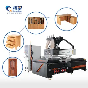 Superstar Vier-Prozess-CX-B1 Gravur Holz verarbeitung maschine