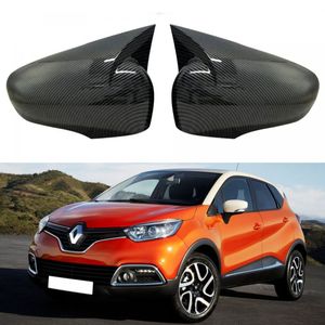 Coque de protection pour rétroviseur de voiture pour <span class=keywords><strong>Renault</strong></span> <span class=keywords><strong>Captur</strong></span> 2019 2020 <span class=keywords><strong>2021</strong></span> 2022 2023 2024 2025 Coque de rétroviseur en fibre de carbone Auto - Product Image 4