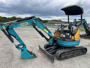 Excavatrice d'occasion de marque japonaise originale, 95% neuve, 2 à 3 tonnes, Kubota, mini-excavatrice polyvalente, mini-pelleuse. - Product Image 1