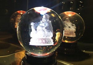 3D sfera di cristallo macchina per incisione Laser interna per la marcatura di vetro ornamenti regali semplice user-friendly macchina 3W - Product Image 6