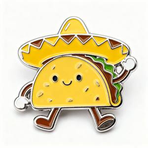 批发无起订量金属别针 3D 感恩节乐队搞笑卡通个性化设计徽章珐琅别针 - Product Image 2