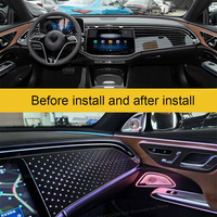 Lampu Ambient Panel Bercahaya Mercedes E-Class W214, Speaker Tweeter 4D Berputar, Lampu LED Coverackrest