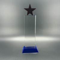 Trophée sportif en cristal transparent K9 pour basketball, football, baseball, tennis, volley-ball
