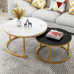 <span class=keywords><strong>Table</strong></span> d'appoint <span class=keywords><strong>ronde</strong></span> moderne simple pouvant être combinée avec une <span class=keywords><strong>table</strong></span> <span class=keywords><strong>console</strong></span> de salon télescopique <span class=keywords><strong>extensible</strong></span> de luxe léger - Product Image 4