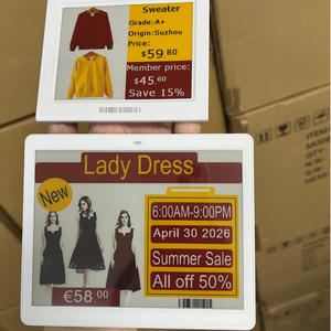 Grocery Store E-<b>Ink</b> Display Esl 2.13Inch 2.6Inch 2.9Inch 4.2Inch 5.8Inch Digital Price tag Eas Demo Kit Electronic Shelf Label - Product Image 1