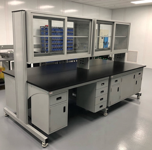 Muebles de Laboratorio de Diseño Moderno Brikley Trespa, Encimera Compacta de HPL, Superficie Fenólica, Resistente a Químicos, Impermeable y Resistente al Fuego - Product Image 4