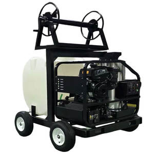 Laveuse à pression à <span class=keywords><strong>eau</strong></span> <span class=keywords><strong>chaude</strong></span> de qualité commerciale 4000PSI <span class=keywords><strong>Machine</strong></span> de nettoyage haute puissance - Product Image 3