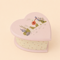 Boîte à musique en bois en forme de cœur personnalisée en gros, design lapin mignon, boîte de rangement pour bijoux, cadeau d'anniversaire pour enfants, décoration intérieure