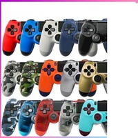 Manette de jeu sans fil BT Gamepad pour P-statin4 Slim Pro PC, capteur de mouvement 6 axes, moteur à double vibration, batterie rechargeable 600 mAh
