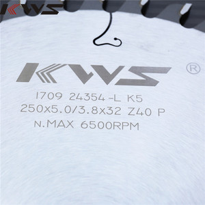 KWS Hoja De sierra De Corte De Aluminio De 10 Pulgadas Lames de scie circulaire Uddelohm 250mm 32mm 250x32 pour couper l'aluminium - Product Image 3