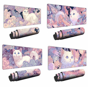 Pembe masa aksesuarları Mouse Pad XXL sevimli klavye ve Mouse Pad oyun katı uçunum fare pedi özel keçe masa paspaslar - Product Image 1