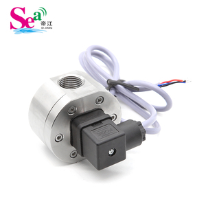 DIJIANG OEM Sensor de Flujo de Acero Inoxidable con Rosca G de 1/2'', Medidor de Flujo de Engranajes Ovalados para Agua, Viscosidad, Aceite y Gasolina, Rango de Flujo de 30-1200L/H - Product Image 1