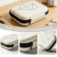 Étui de rangement rigide en EVA personnalisé pour les essentiels quotidiens, sac de voyage organisateur pour articles personnels et accessoires, vente en gros d'usine