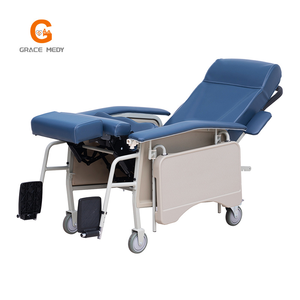 अस्पताल क्लिनिक के लिए 4 पोल के साथ थोक हाइड्रोलिक रोगी इंजेक्शन चेयर समायोज्य चिकित्सा उपचार कुर्सी - Product Image 3