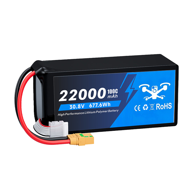 22000mAh/20000mah 8S 30.8V 100C Long Endurance Lithium Polymer Battery Pack  6S/7S/8S Compatible
