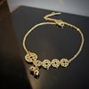 Classico ciondolo a campana con moneta in acciaio al titanio <span class=keywords><strong>cavigliera</strong></span> in oro donna gioielli alla caviglia <span class=keywords><strong>cavigliera</strong></span> a campana con nappa Sexy da ragazza - Product Image 2