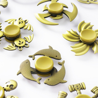 Juguetes Fidget Spinner de Aleación Premium Duraderos, Spinner de Mano Giratorio con Protección, Giroscopio de Dedo para Descompresión, Novedoso Gadget, Regalos