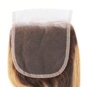 Peluca de <span class=keywords><strong>Cabello</strong></span> Humano Virgen Brasileño 100% con Cierre 4x4, Corte <span class=keywords><strong>Corto</strong></span>, para Peluca Pixie, con Frente de Encaje Transparente, Colores P4/27 - Product Image 5