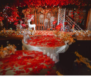 Petali di <span class=keywords><strong>Rosa</strong></span> Artificiali Colorati Leggeri in Tessuto Non Tessuto, Fiori Finti Essiccati per Matrimoni, Feste, San Valentino, Decorazioni per la Casa - Product Image 4