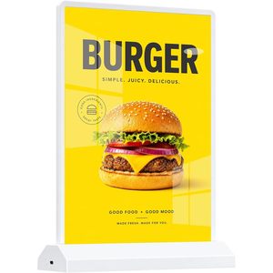 A4 LED desktop lightbox acrylic frame vertical billboard USB charging restaurant <b>sign</b> display board luminous <b>sign</b> customizable - Product Image 6