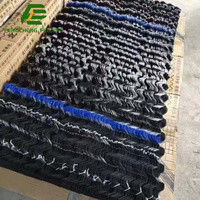 Rail d'installation de film de serre avec ressort en zigzag pour couverture agricole