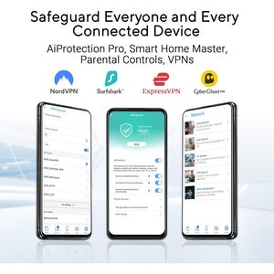 Routeur WiFi 7 Tri-Bande en Gros Rt-Be92u Be9700 2167Mbps 5G 150Mbps 2.4G avec QoS WDS Pris en Charge pour Gaming, Entreprise, Domicile – Sans Modem - Product Image 6